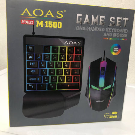 Kit Mini Teclado y Mouse Gamer RGB